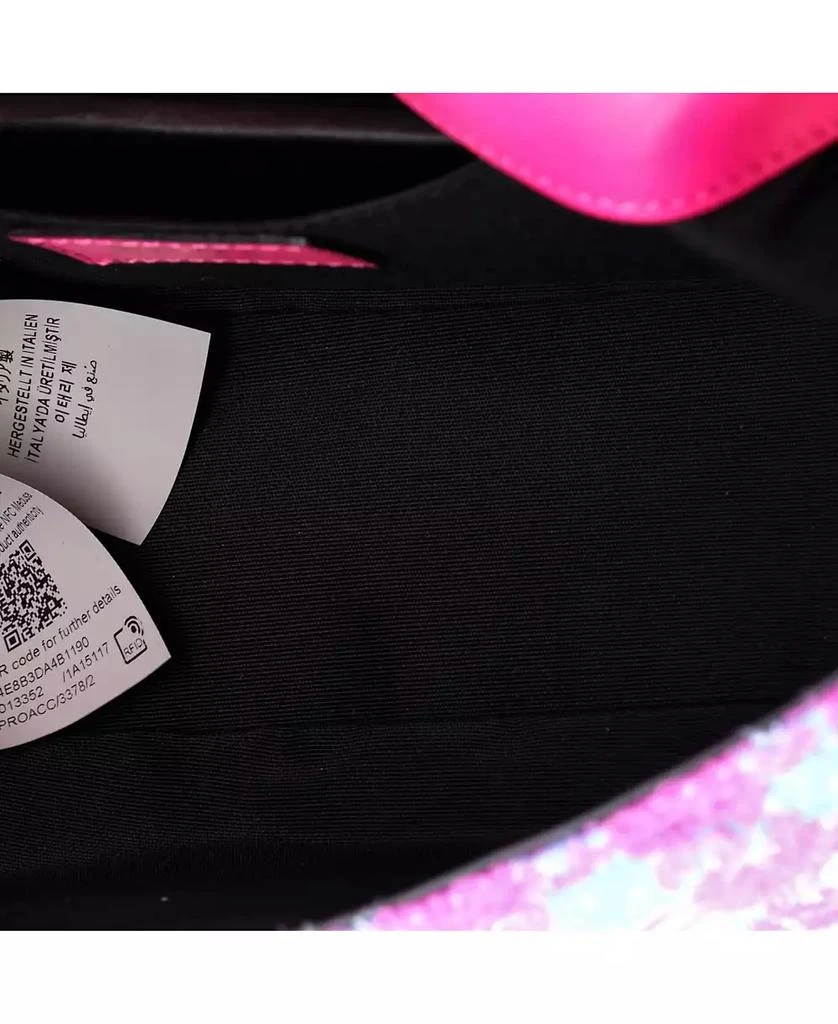 Pre-Owned Versace East West Medusa Icon Chain Flap Bag Quilted Tweed 5