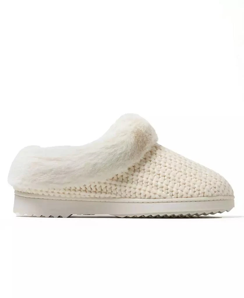 Dear Foams Women's Hannah Festive Knit Clog Slippers 2