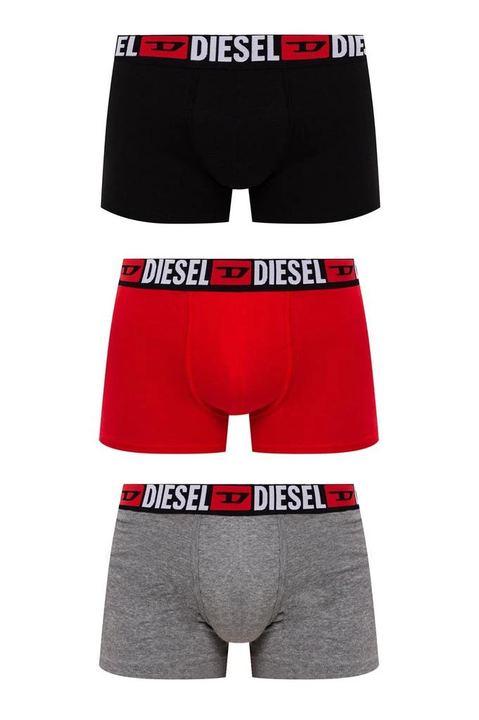 Diesel Diesel Umbx Damien Three Pack Logo-Print Boxers 1