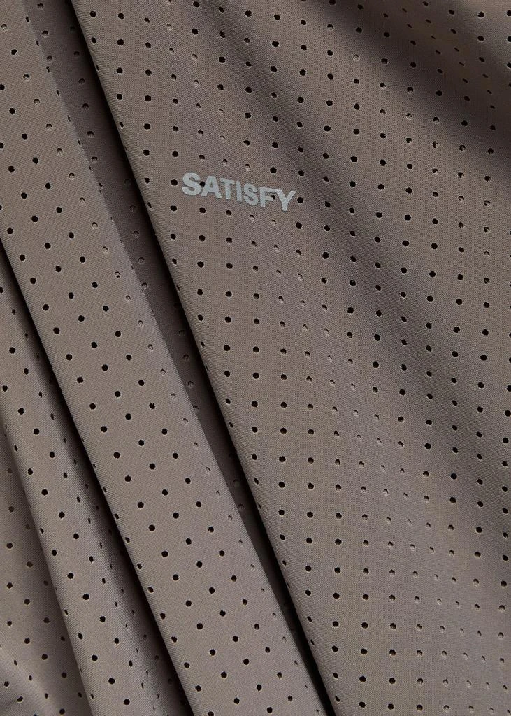 Satisfy Space-O perforated stretch-jersey vest 5