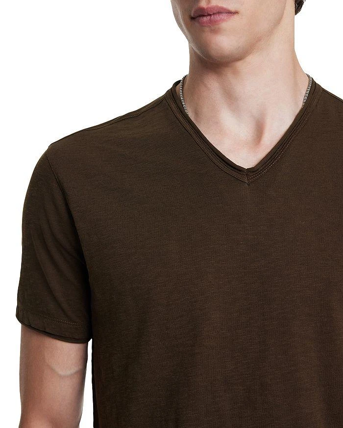 John Varvatos Miles Slub V Neck Tee 4