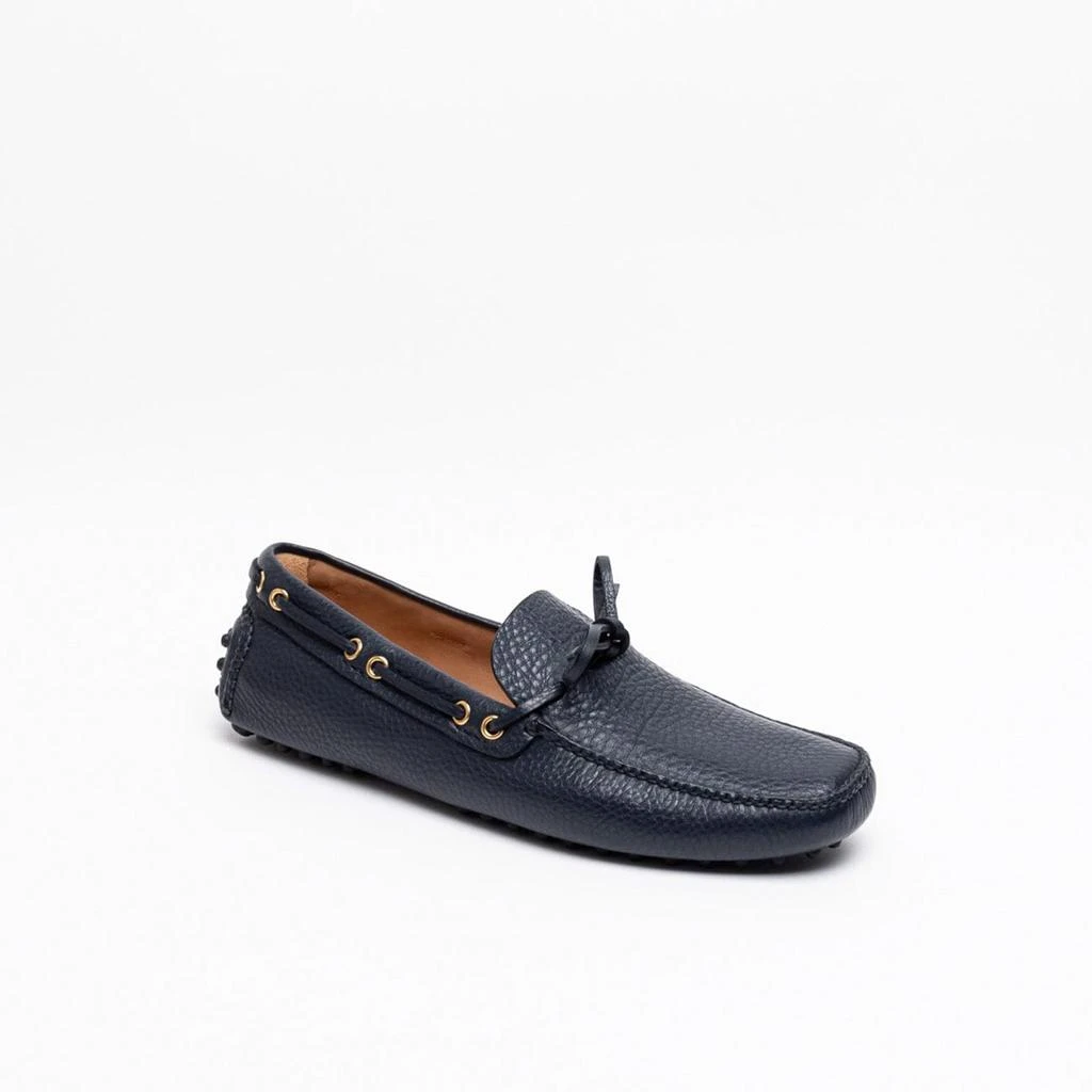Car Shoe Kud006 Blue Driving Loafer 1