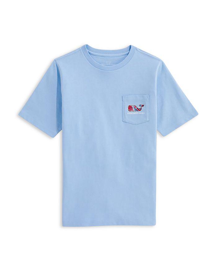 Vineyard Vines Boys' Fishing Whale Short-Sleeve Pocket Tee - Little Kid