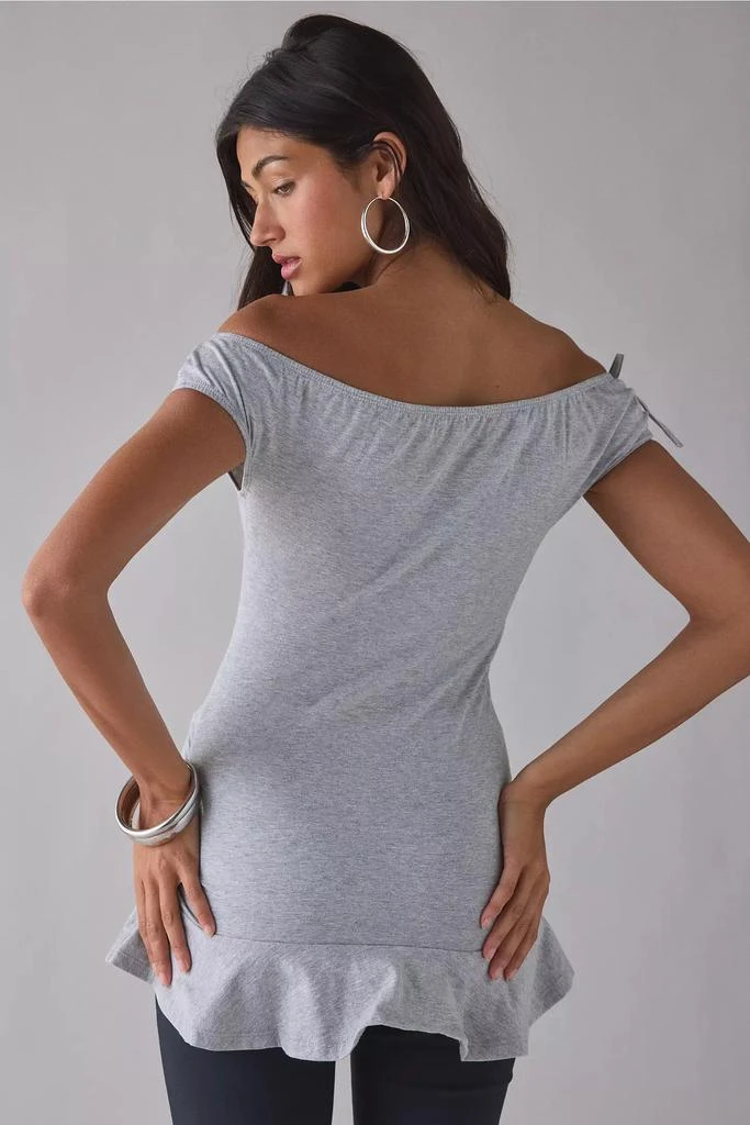 Motel Motel Kanao Off-The-Shoulder Ruffle Tunic Top 3