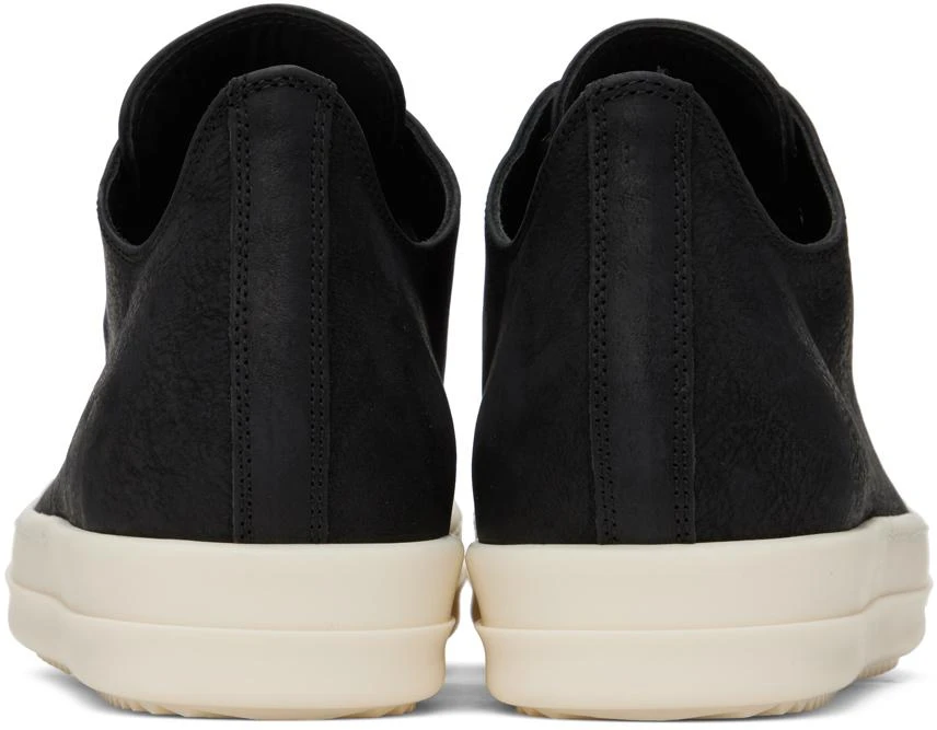 Rick Owens Black Low Sneakers 2