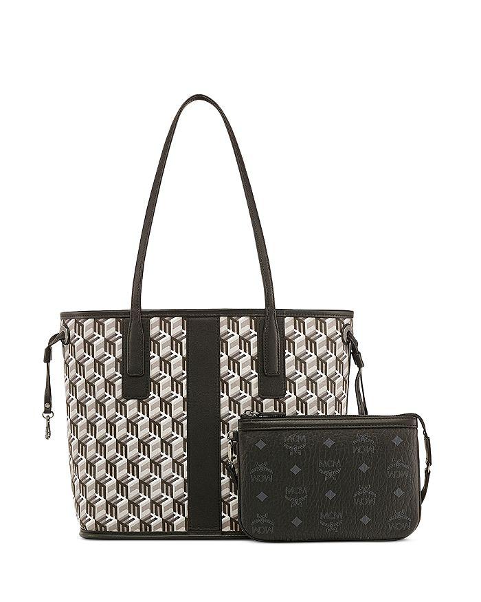 MCM Liz Small Reversible Visetos Shopper Tote