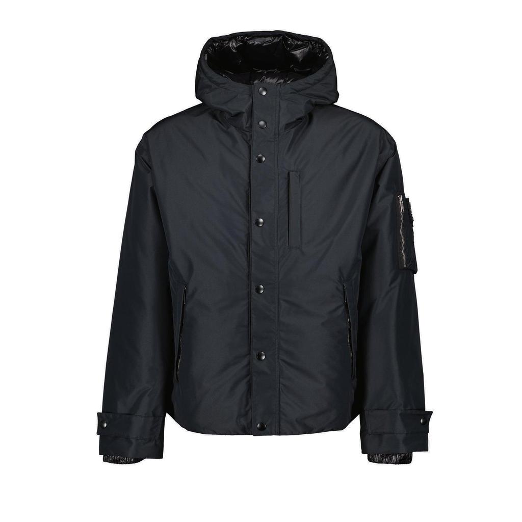 Prada Prada Zip-Up Down Bomber Jacket - Coats - Free Prada Prada Zip-Up Down Bomber Jacket - Coats - Free