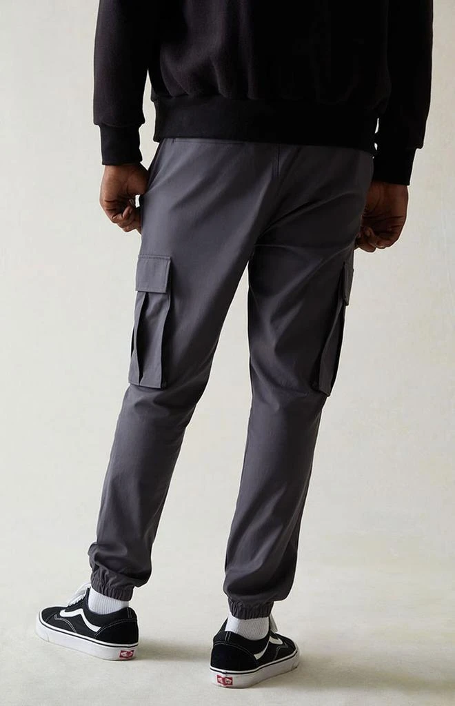PacSun Performance Gray Slim Cargo Joggers 4