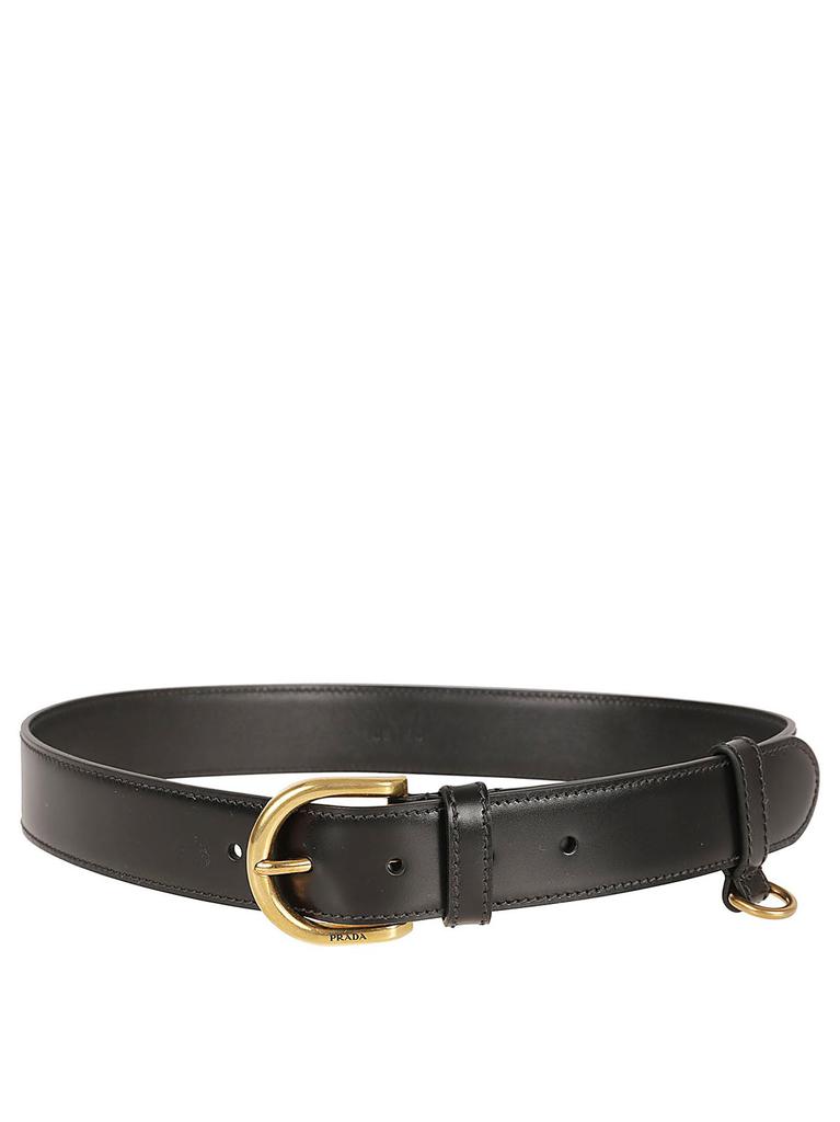 【PRADA】Leopard-Panel Belt Prada Prada Leopard-Panel Belt - Belts - BeyondStyle
