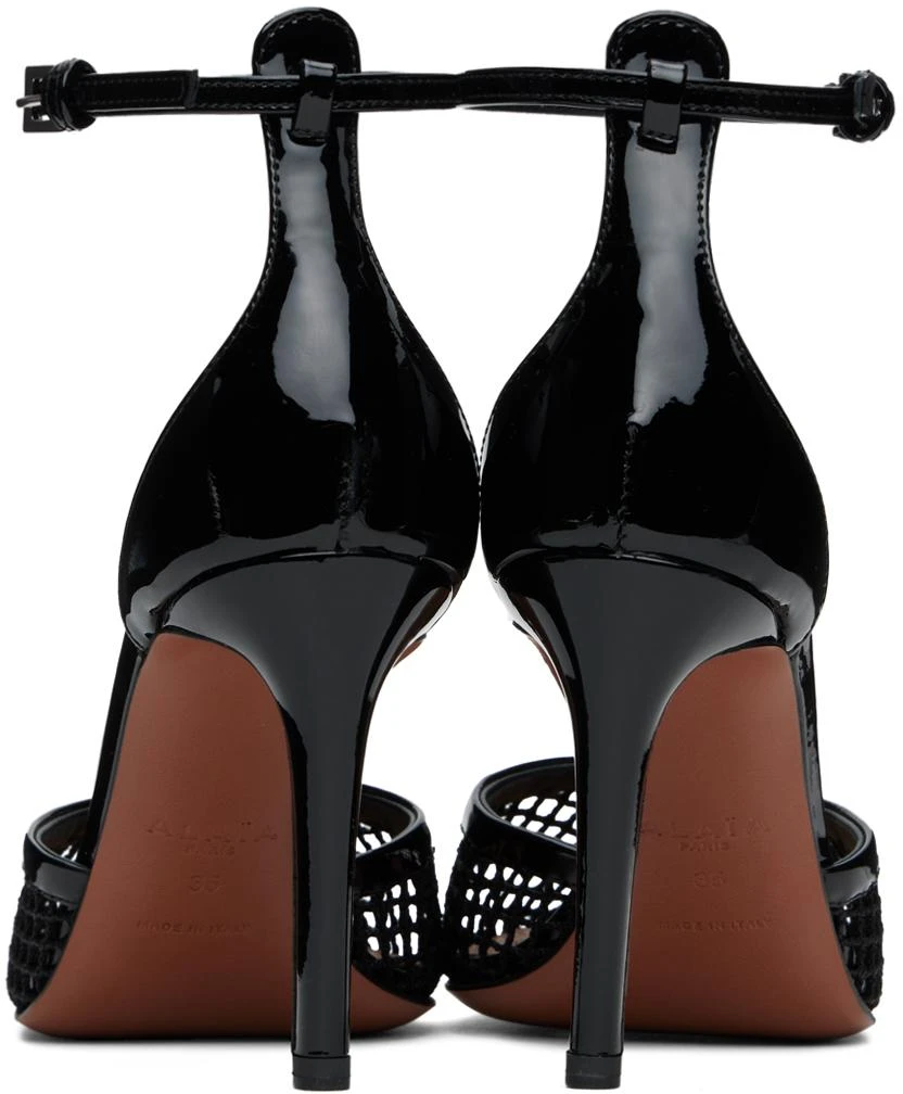Alaïa Black High Fishnet Heels 2