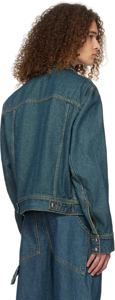 Eckhaus Latta Blue EL Denim Jacket 3