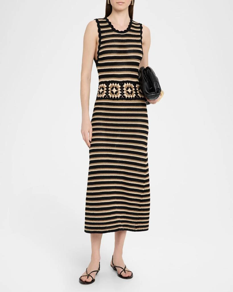 Rails Coco Crochet-Knit Midi Dress 4
