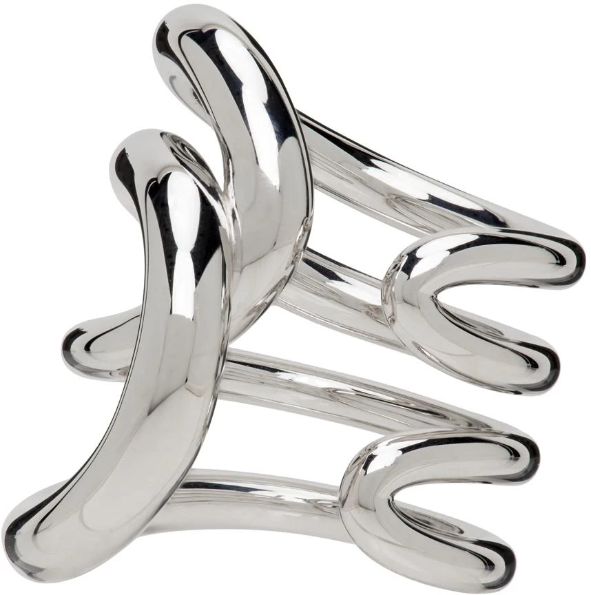 Charlotte Chesnais Silver Daisy Ring 3