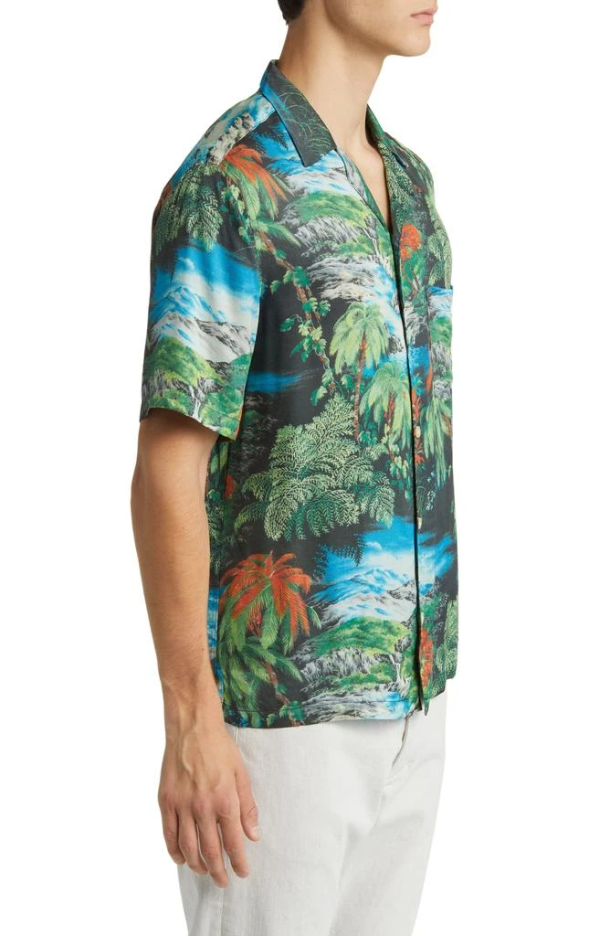 ALL SAINTS Tropical Print Camp Shirt 4