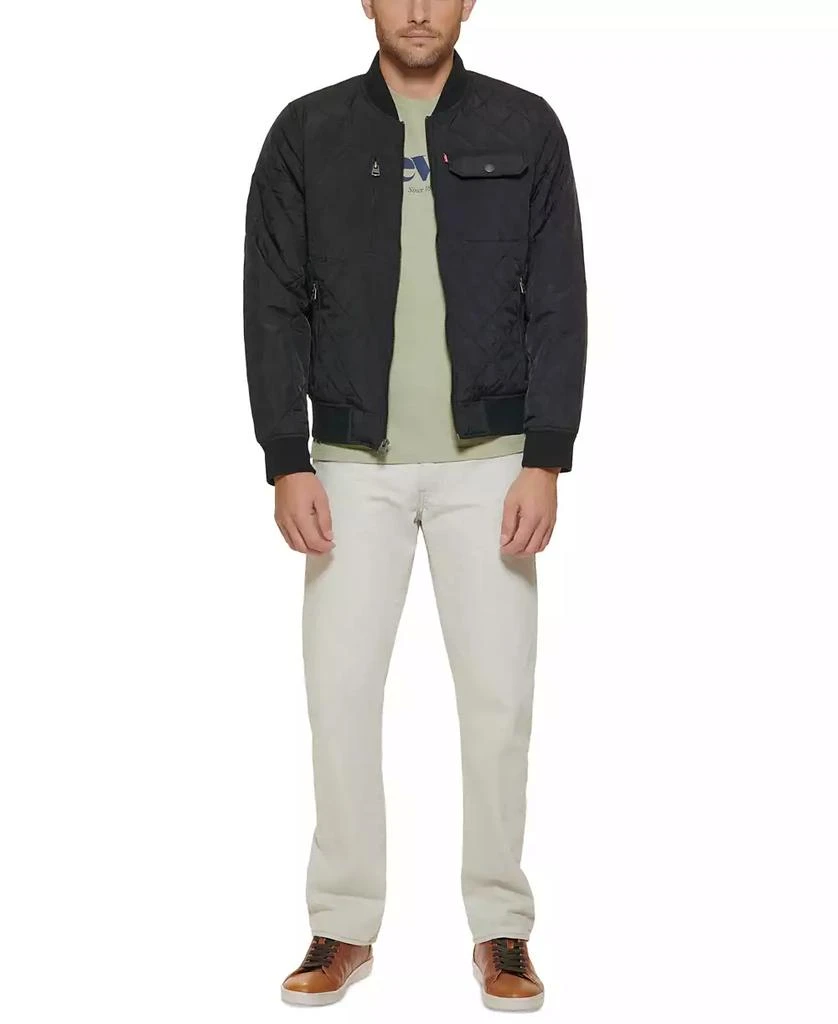 Levi's Men's Regular-Fit Diamond-Quilted Bomber Jacket 8