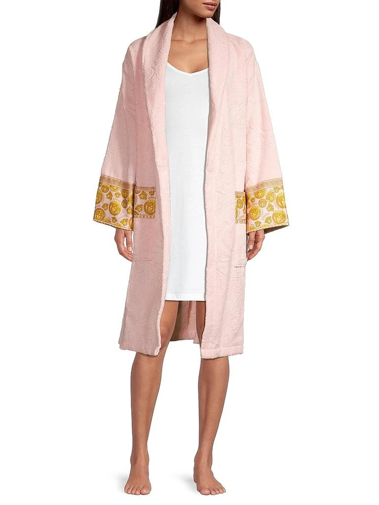 Versace Medusa Logo Plush Bathrobe 2
