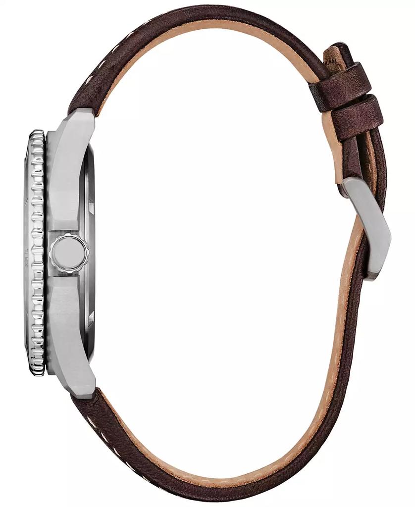 Citizen Eco-Drive Men's Brycen Brown Leather Strap Watch 41mm