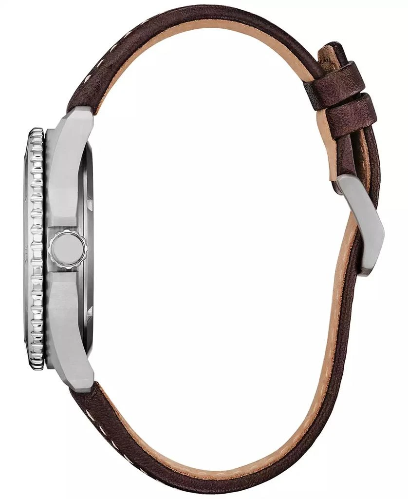 Citizen Eco-Drive Men's Brycen Brown Leather Strap Watch 41mm 2