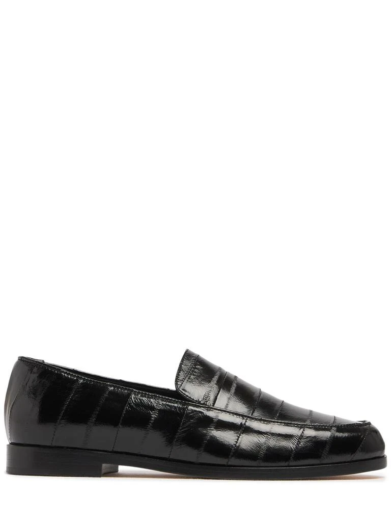 LEGRES 20mm Eel Leather Loafers 1