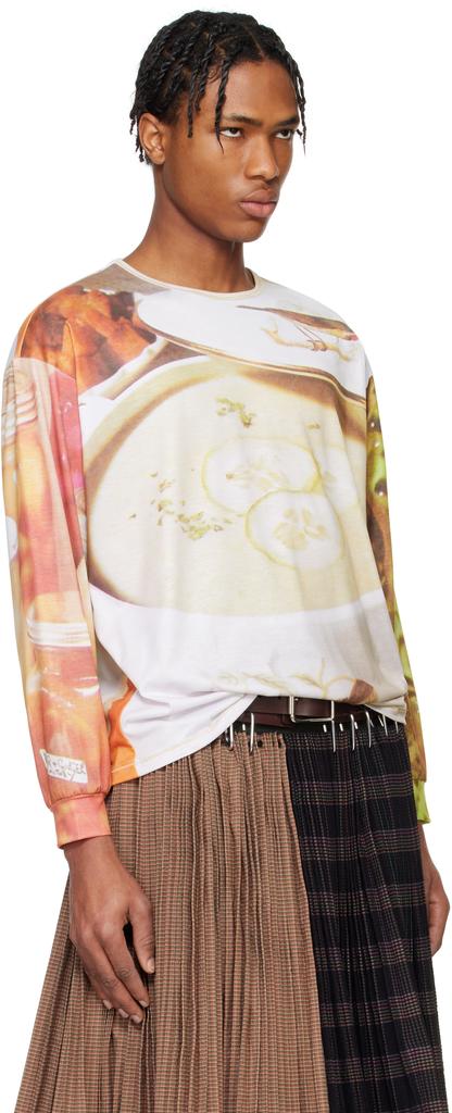 CHOPOVA LOWENA SSENSE Exclusive Multicolor Oversized Jersey Soup T-shirt