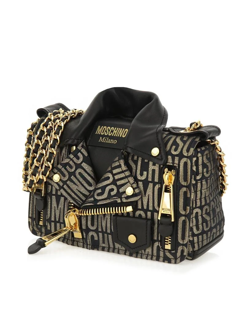 Moschino Moschino Monogrammed Biker Bag 3