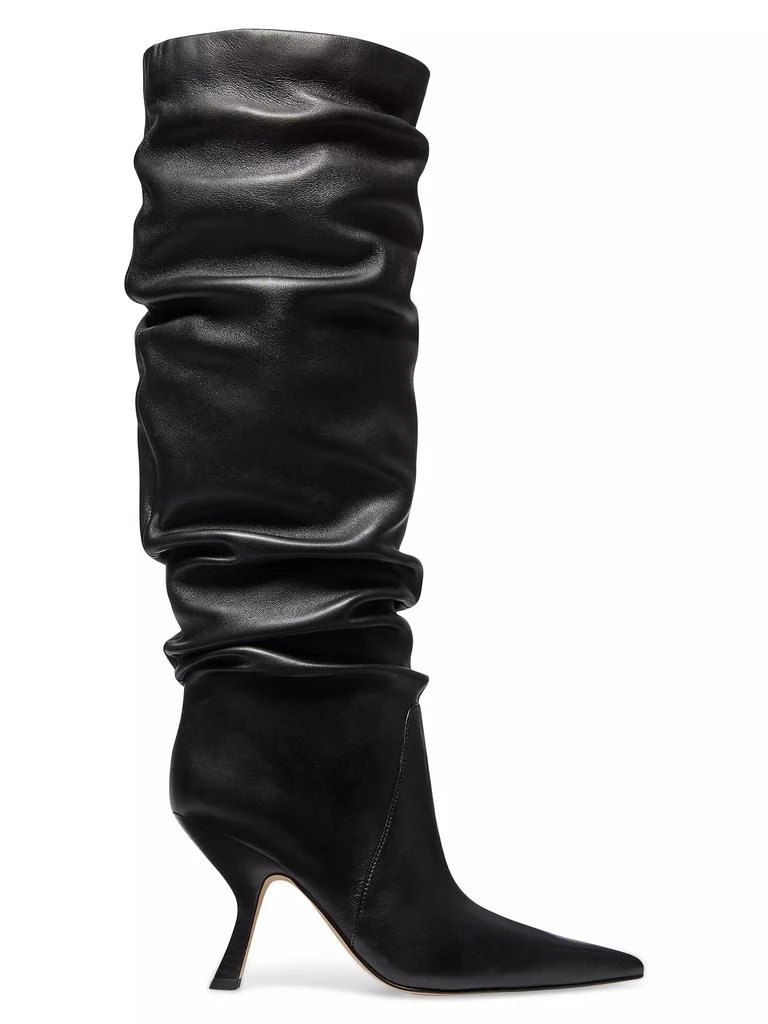 Michael Kors Luna Leather Slouchy Boots 1