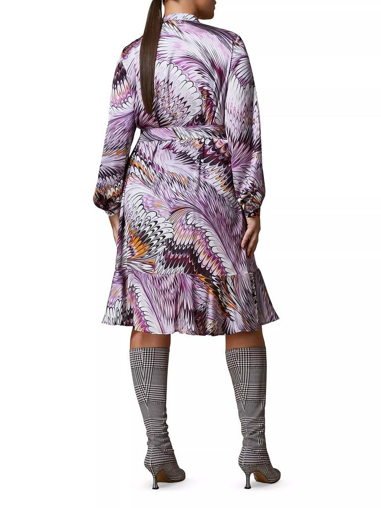 Marina Rinaldi Marina Rinaldi x Mary Katrantzou Dedal Printed Shirtdress 4