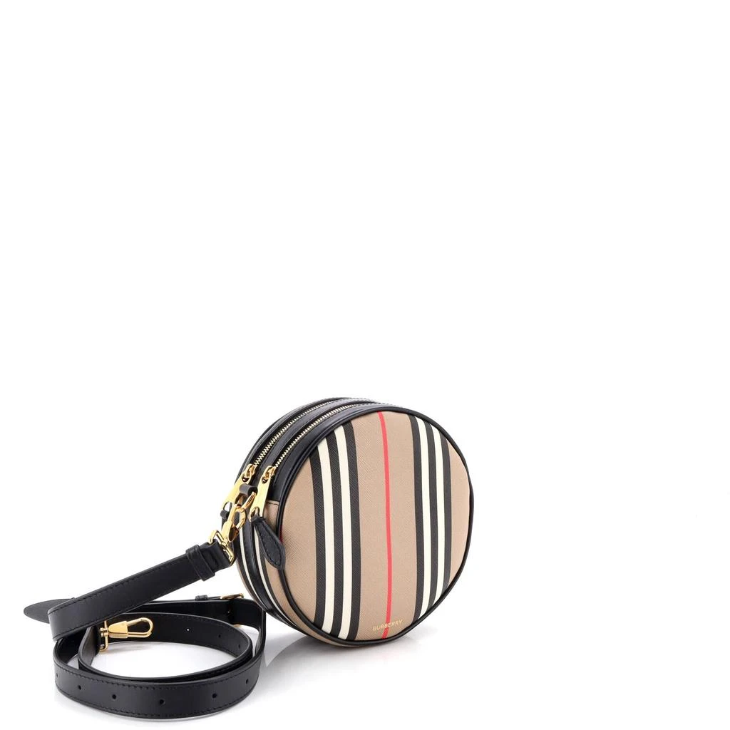 Burberry Louise Round Bag Icon Stripe E-Canvas 2