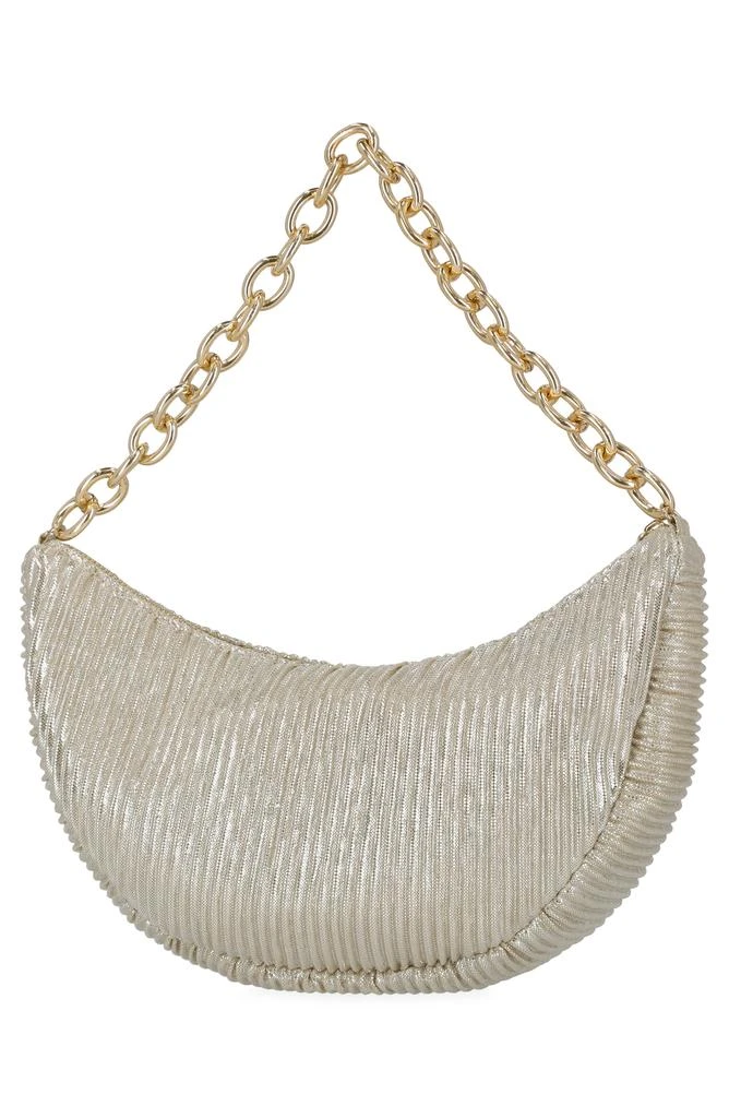 Jessica McClintock Maya Metallic Rib Shoulder Bag 3