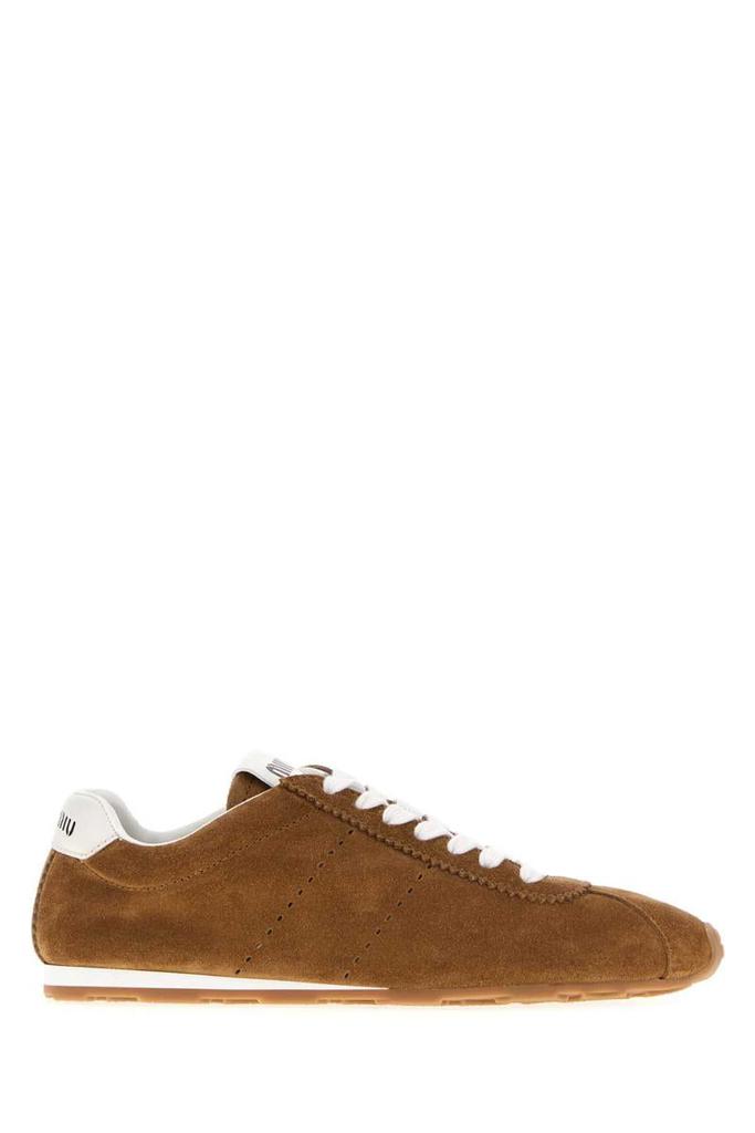 スニーカー MIU MIU Plume low-top suede sneakers 26588401_56376993_600.jpg