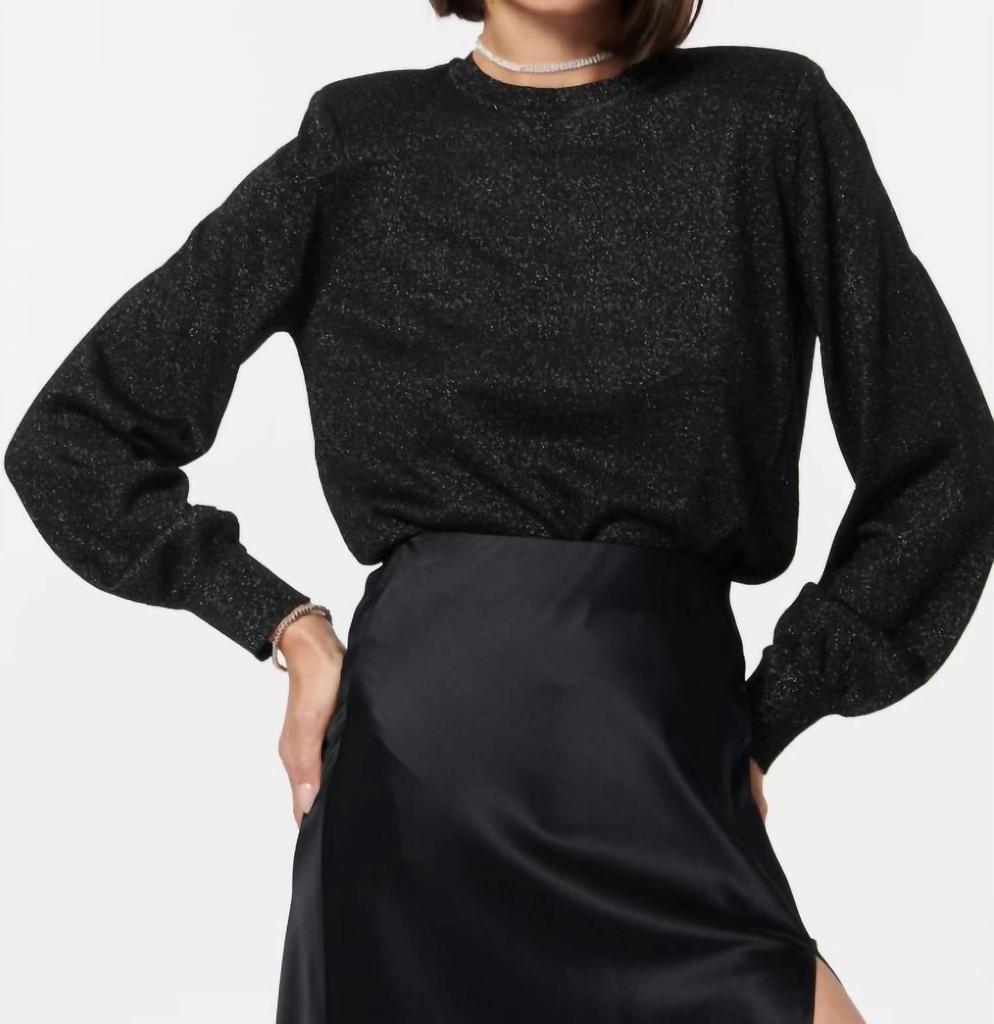 Cami Nyc Gama Sweater In Black Metallic