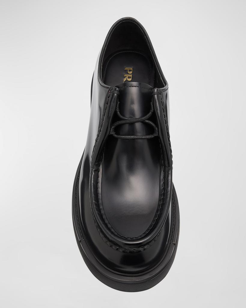 Shop Men's Diapason Opaque Brushed Leather Derby Shoes on