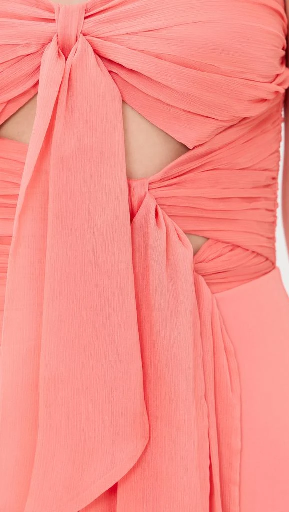 AMUR Diana Cutout Bow Combo Gown 5