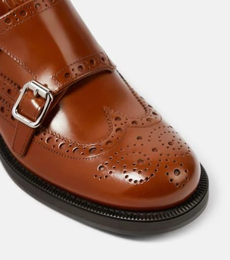 Miu Miu x Church’s Double Monk leather brogues 6