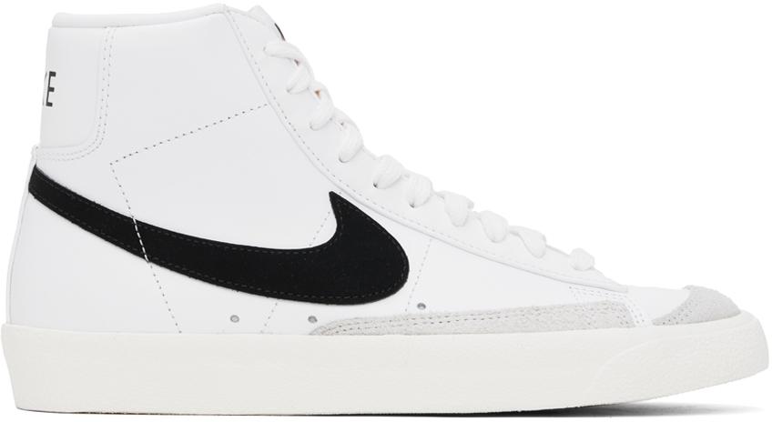NIKE White Blazer Mid '77 Vintage Sneakers