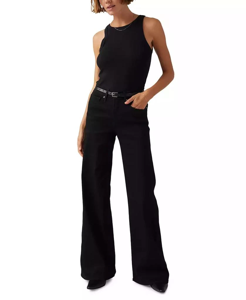 Levi's Women's 318 Shaping Stellar-Stretch Wide-Leg Jeans 2