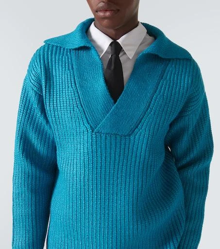 Valentino Ribbed-knit silk-blend sweater 5