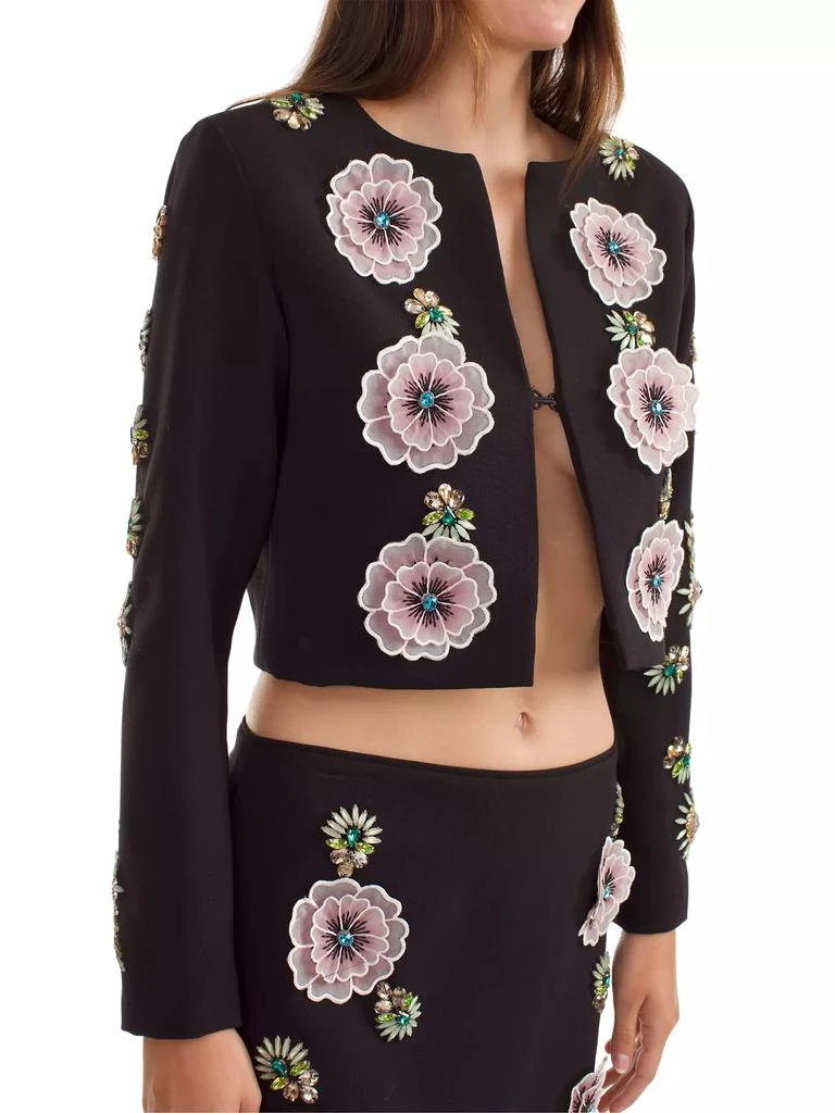 Cynthia Rowley Embellished Crop Jacket 5