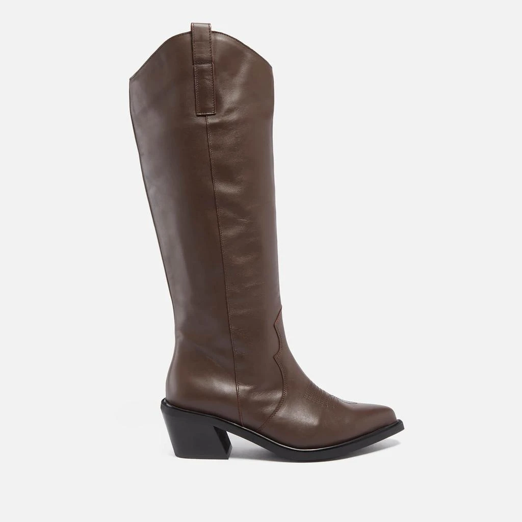 ALOHAS ALOHAS Women's Mount Leather Knee High Western Boots 1