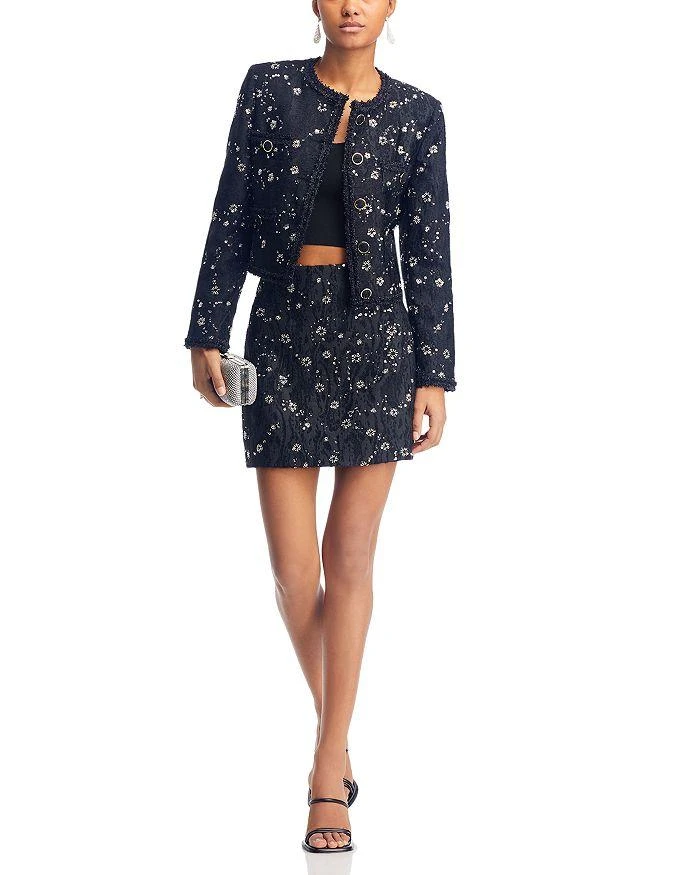 Milly Phoebe Floral Beaded Jacket 8