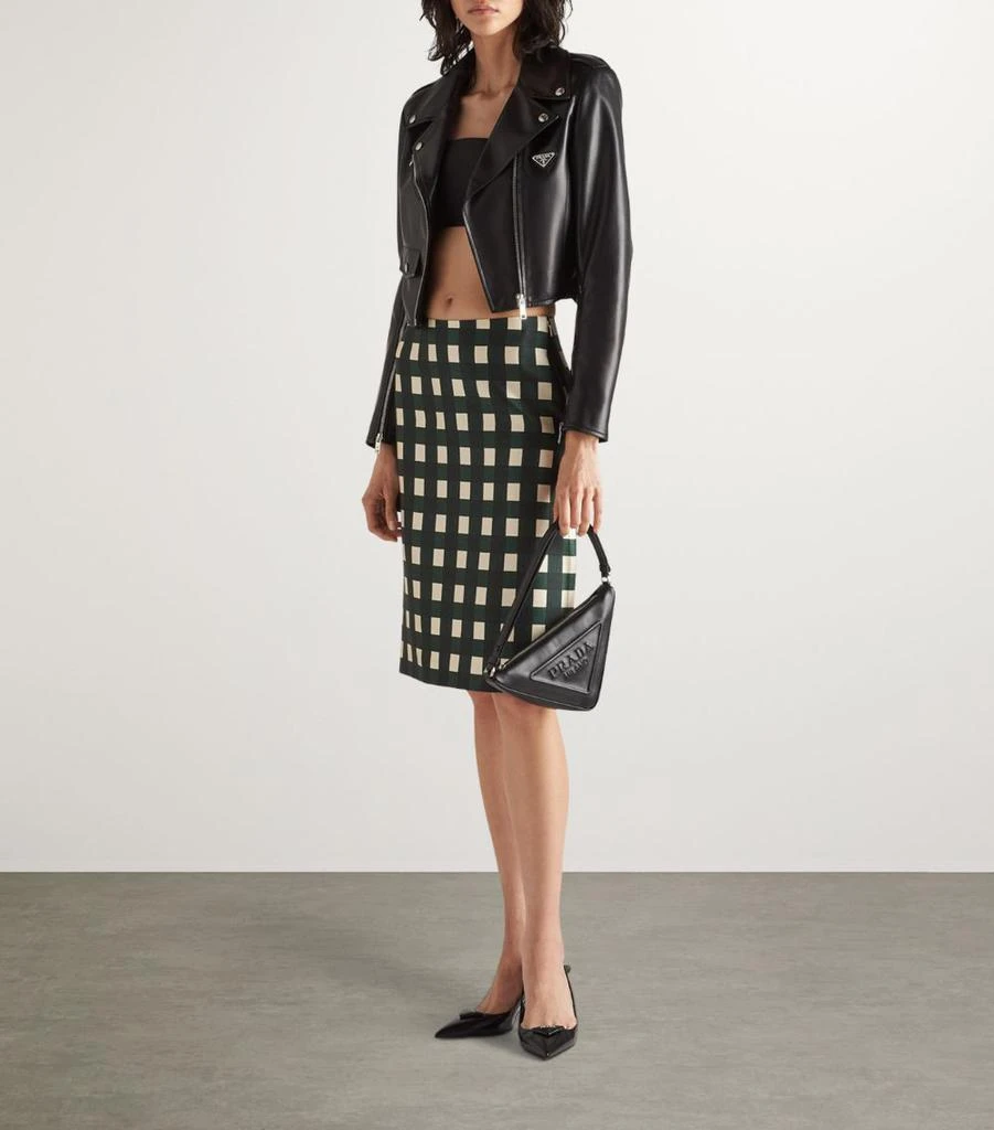Prada Leather Biker Jacket 2