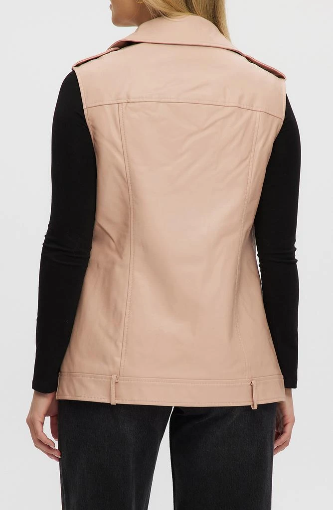 NOIZE Faux Leather Vest 2