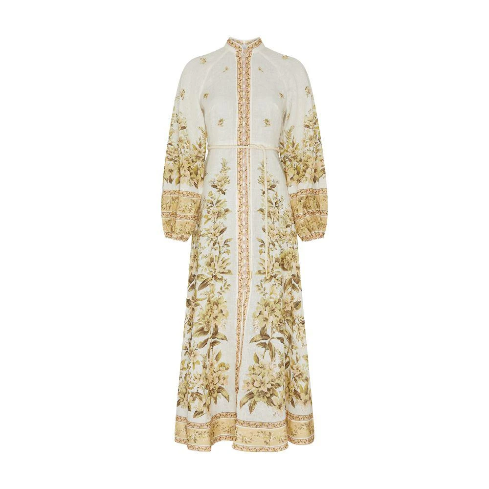Zimmermann Golden buttoned midi dress 7