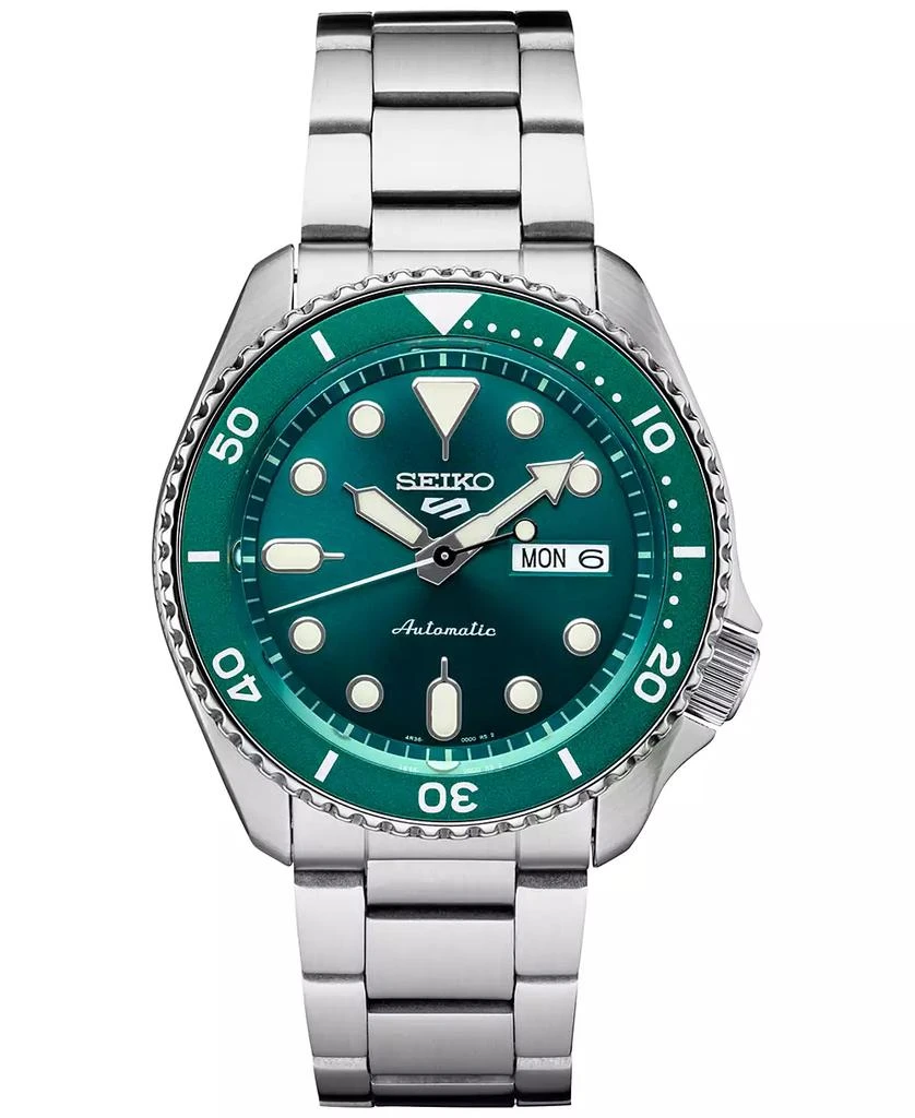 Seiko Men's Automatic 5 Sports Stainless Steel Bracelet Watch 43mm 1