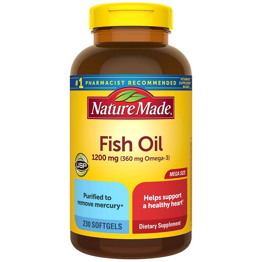 Nature Made Fish Oil 1200 mg Softgels