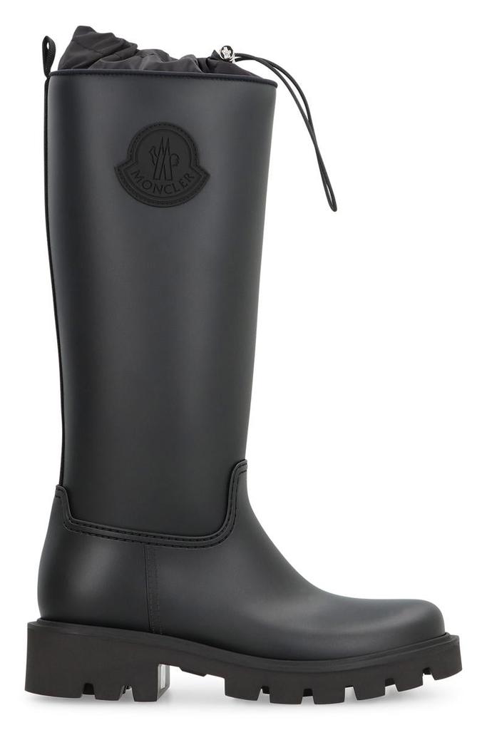 MONCLER ブラック ACQUA RAIN BOOT TG43サイズ　中古 MONCLER ブラック ACQUA RAIN BOOT TG43サイズ 中古 MONCLER