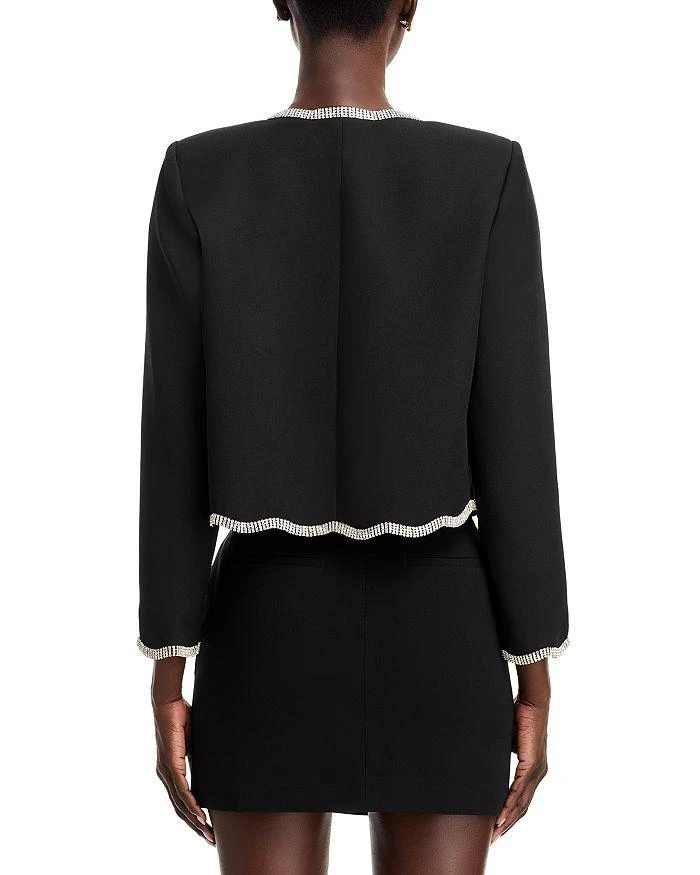 AQUA Crystal Trim Blazer - Exclusive 3