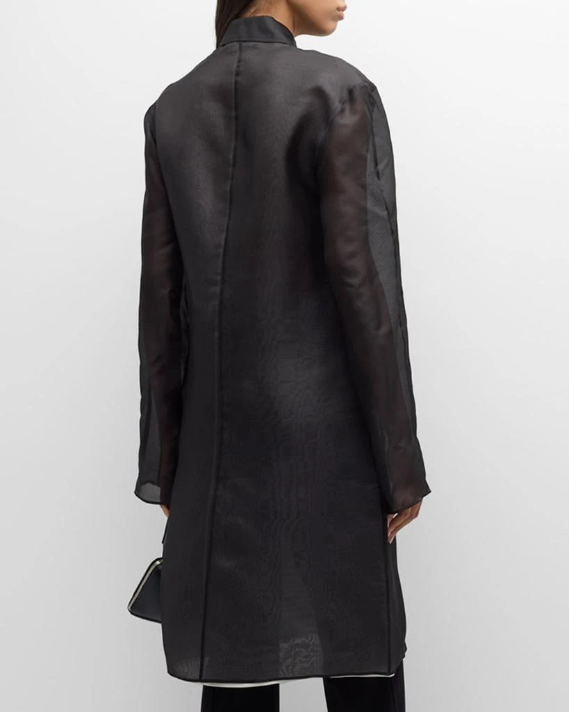 BITE Studios Radieux Ruffle Silk Organza Midi Shirtdress 6