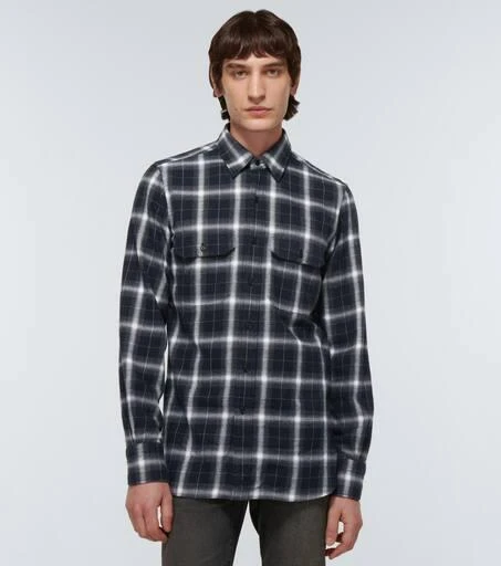 Tom Ford Checked cotton shirt 3