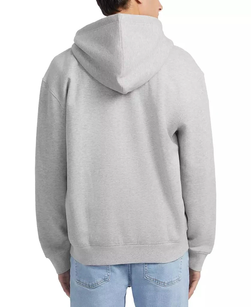 GUESS Men's Regular-Fit Tufted-Chenille Logo Appliqué Full-Zip Hoodie 2
